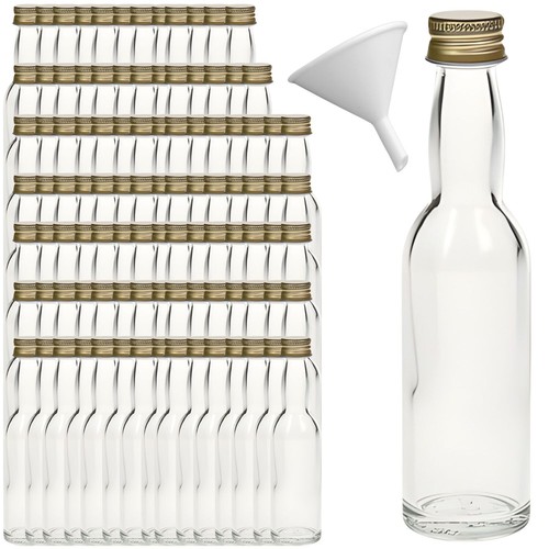 100 mini glasflaschen ml - glasflaschen,