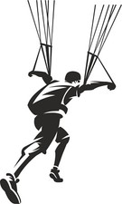 Autoaufkleber Paragleiter