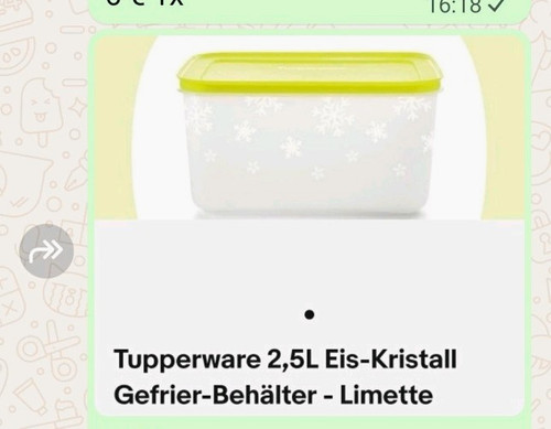Tupperware eis kristall - tupperware, eis-kristall