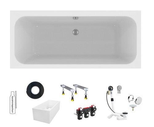 Badewanne rechteckwanne acryl - badewanne,