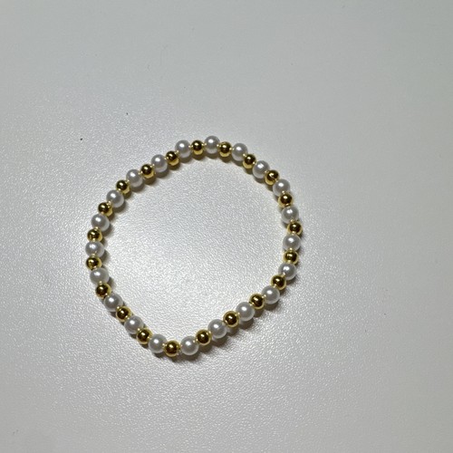 Elastisches perlenarmband rund - perlenarmband,