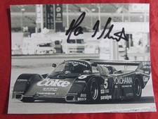 Hans Joachim Stuck original Autogramm,ca. 10x13/Porsche 962