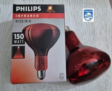 Philips 150W IR R125 E27 Infrarot Strahler Wärmelampe Glühbirnen Glühlampen