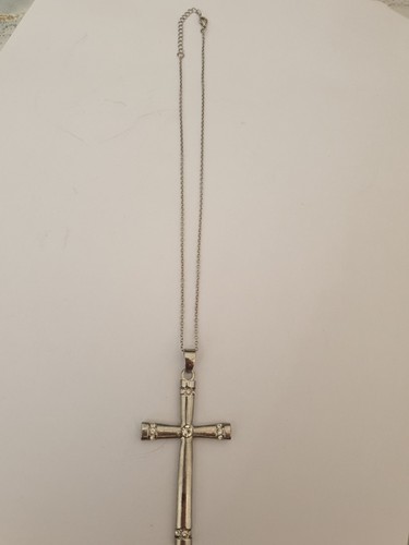 Kette mit großem kreuz - kette,