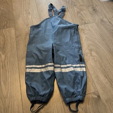 Gefütterte Matschhose, Gr. 85/92, blau
