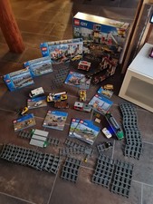 LEGO Eisenbahn-Set 60198 Güterzug + Bahnhof 7937 + 7499 + 7895 + Schienen OVP