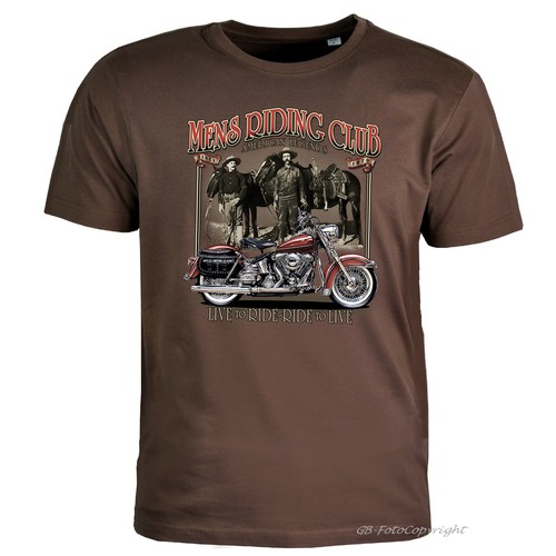American bikerstyle shirt - american,