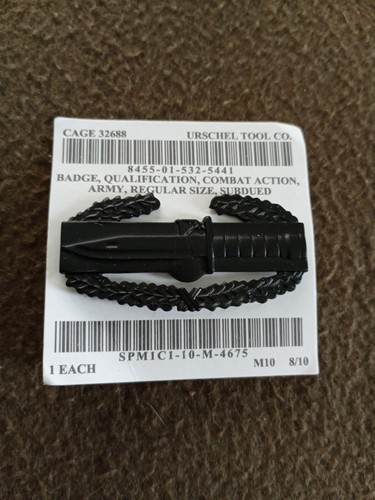 Army action combat badge - action,