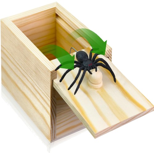 Holz spinne trick - holz, box