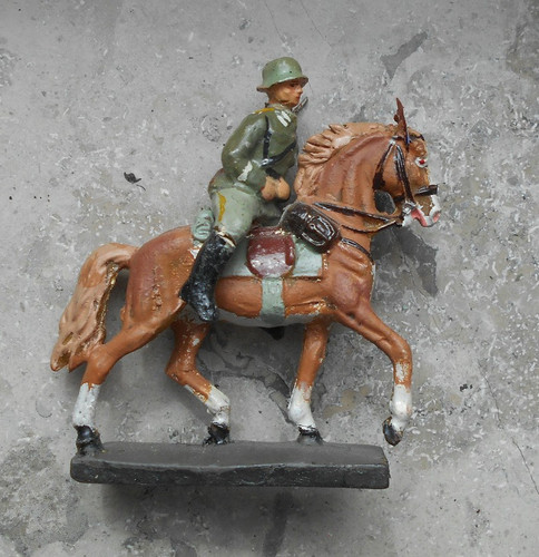 Pferd und reiter lineol - und,