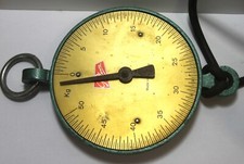 alte Rhewa Federzugwaage  Zugwaage aus Messing/Gusseisen