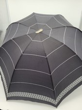 Kobold Regenschirm Taschenschirm Faltschirm Schirm schwarz/grau Muster