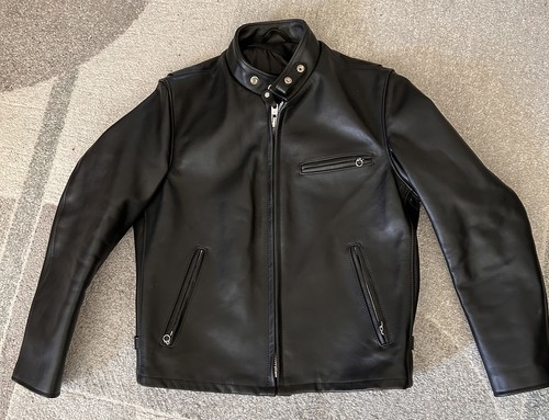 Schott 641 lederjacke cafe - schott,
