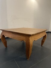 Opiumtisch, großer Balinesischer Couchtisch aus Teakholz 