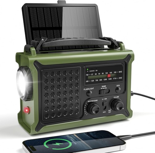 Kurbelradio solar notfallradio - kurbelradio,