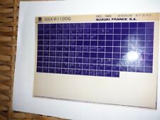 Suzuki  GSX-R1100G Dez. 1985  Microfiche Ersatzteile Motorrad original ETK