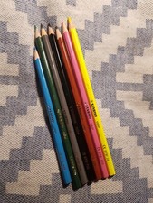 Buntstifte Stift Set 7 Stück Bunt Color Colour Blau Stabilo Gelb Blau