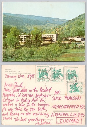 C24370 szczyrk polen postkarte - szczyrk,