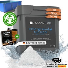 Chlor-Granulat für Pool Schock-Chlorung Schnell Whirlpool 1-5-10-kg Poolpflege
