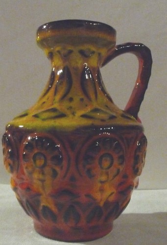 Vase bunter steingutkrug - vase,