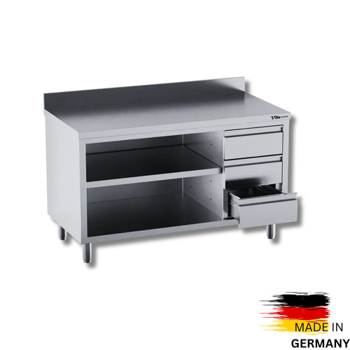 Edelstahl arbeitsschrank - edelstahl,