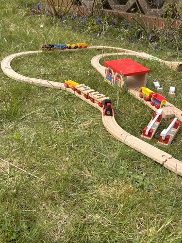 Holzeisenbahn konvolut mit - konvolut,