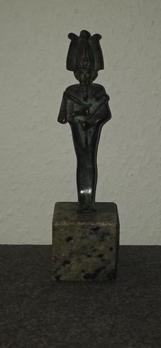 Osiris statue bronze figur - bronze,
