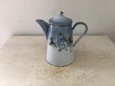 Alte Emaille Kanne Krug Shabby