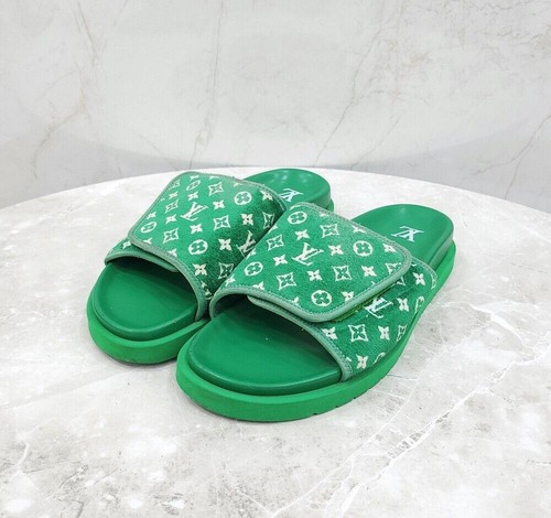 Louis vuitton slipper grün - vuitton,