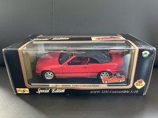 Maisto BMW 325i E36 Cabrio rot mit Verdeck 1:18 OVP