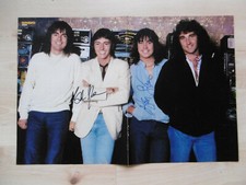 Smokie Autogramme signed 28x41 cm Poster gefaltet