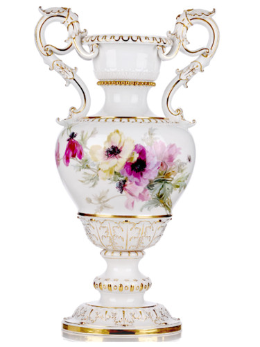 Meissen riesige prunkvase 60 - meissen,