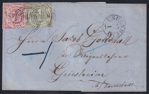 Thurn taxis 32 auf brief - thurn,