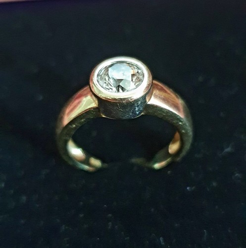 Diamantring 585 champagner - 585,