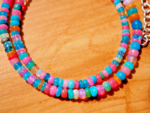 äthiopische welo opal kette - ,