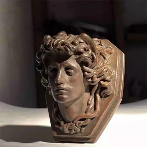 Handgefertigte medusa skulptur - handgefertigte, medusa-skulptur