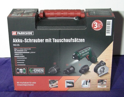 Parkside akku schrauber - parkside, pas