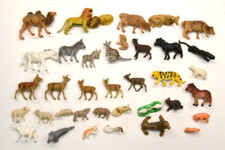 PLAHO DDR Figuren Spielzeug Gummi  Figur Tiere Plaste Tier Set Nr. 40