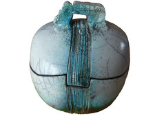 Raku keramik deckeldose mit - raku-keramik-deckeldose,