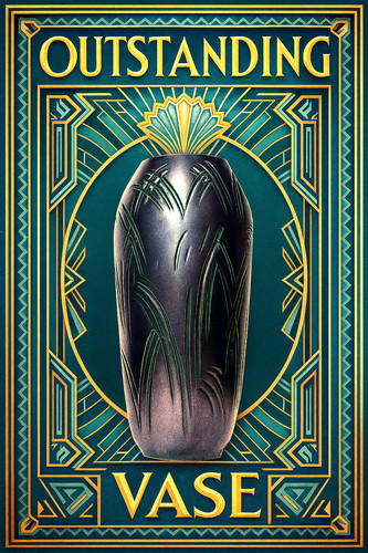 Wächtersbach artdeco vase - wÄchtersbach,