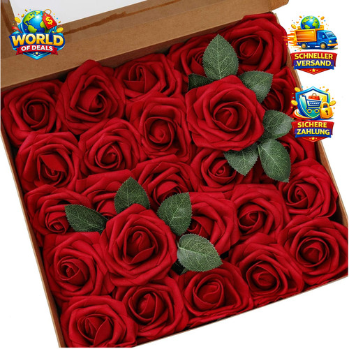 Künstliche rosen schaumrosen - künstliche,