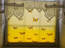 Plissee Klemmfix ohne Bohren mit muster