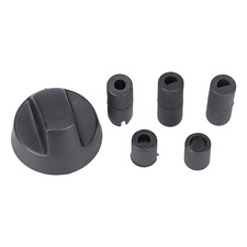 Knebel Knauf Drehgriff Schwarz