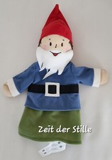 IKEA Handpuppe GLADLYNT Zwerg Rote Mütze Blauer MANTEL Kasperletheater *