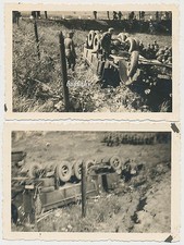 2 x Foto Wehrmacht LKW  Unfall