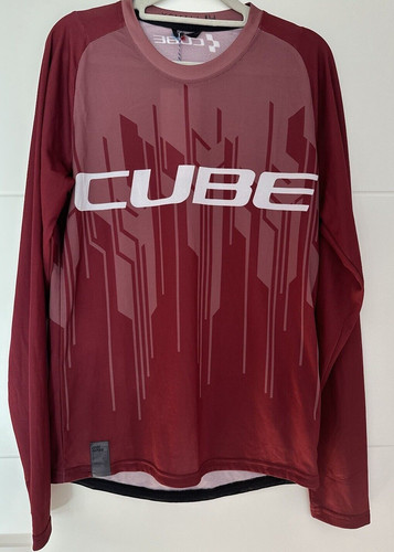 Cube edge rundhalstrikot - cube,
