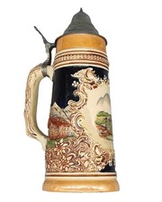 Vintage Deutscher Bierkrug mit