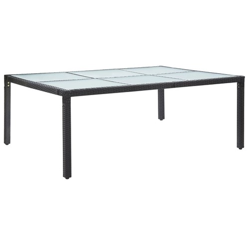 Gartentisch poly rattan - gartentisch,
