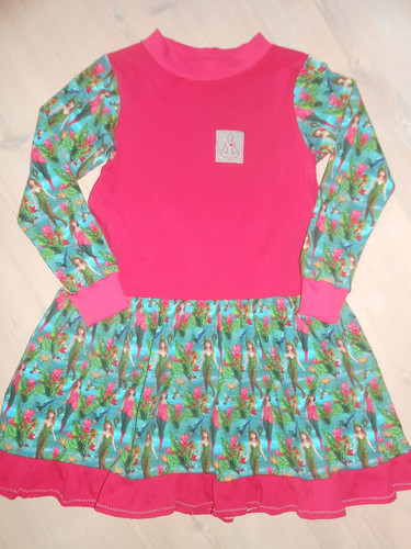 Leichtes jersey kleid - kleid, gr
