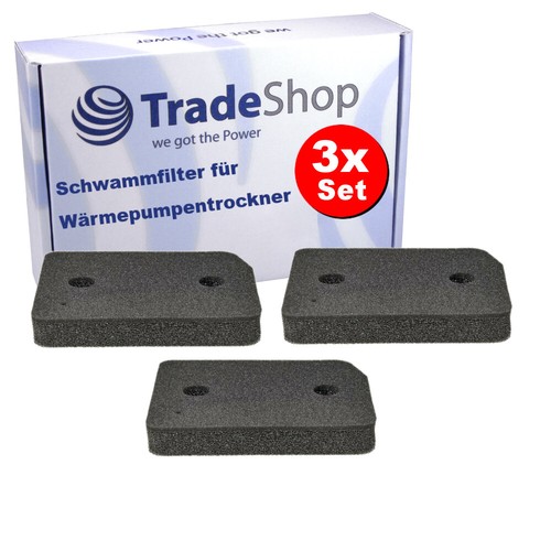 Schwammfilter sockelfilter - 3x,
